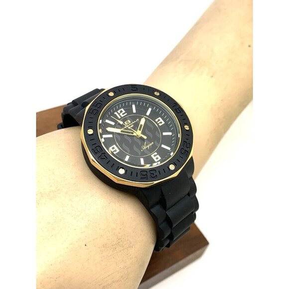 Oceanaut Women\'s Watch OC0214 Quartz Acqua Gold Black Rubber Band 41mm main image 5